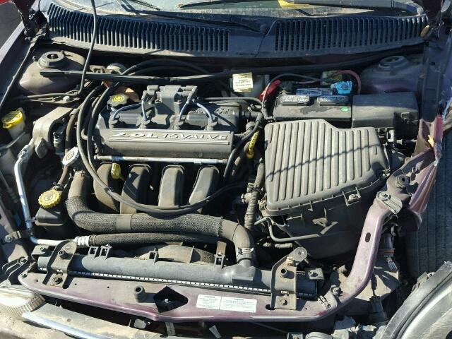 1P3ES46CXYD649785 - 2000 PLYMOUTH NEON BASE 紫色 照片 7