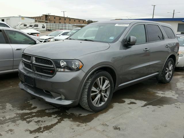 1C4SDHCT8DC538743 - 2013 DODGE DURANGO R/ GRAY photo 2