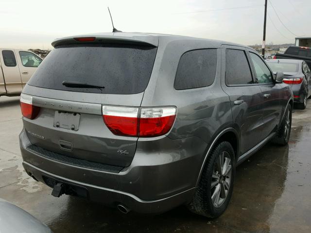 1C4SDHCT8DC538743 - 2013 DODGE DURANGO R/ GRAY photo 4