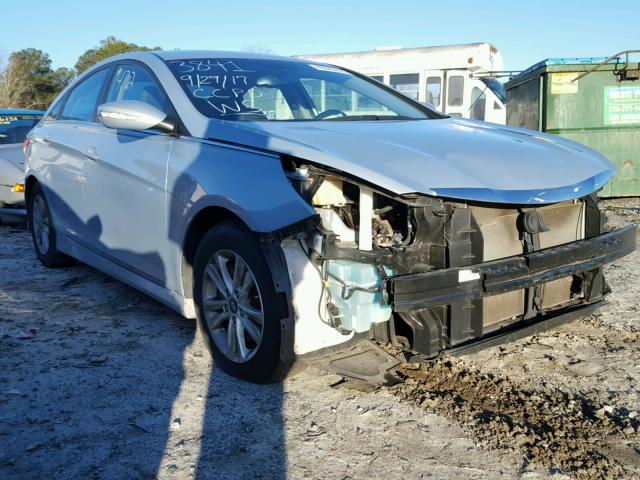 5NPEB4AC4EH843841 - 2014 HYUNDAI SONATA GLS BLUE photo 1