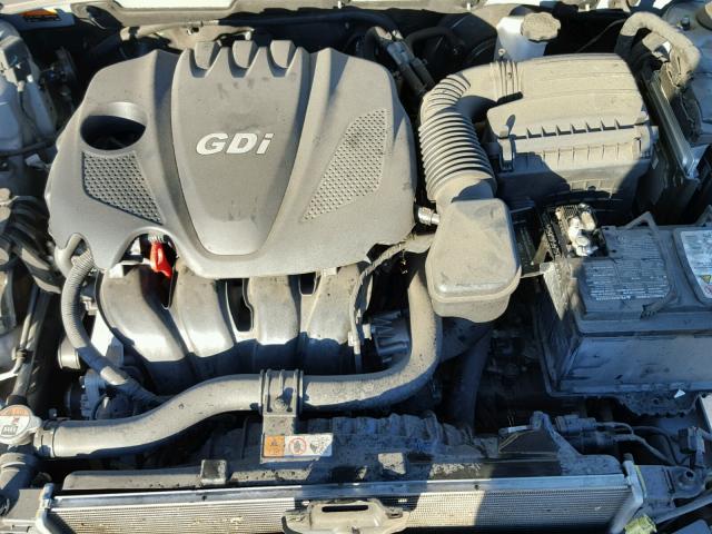 5NPEB4AC4EH843841 - 2014 HYUNDAI SONATA GLS BLUE photo 7