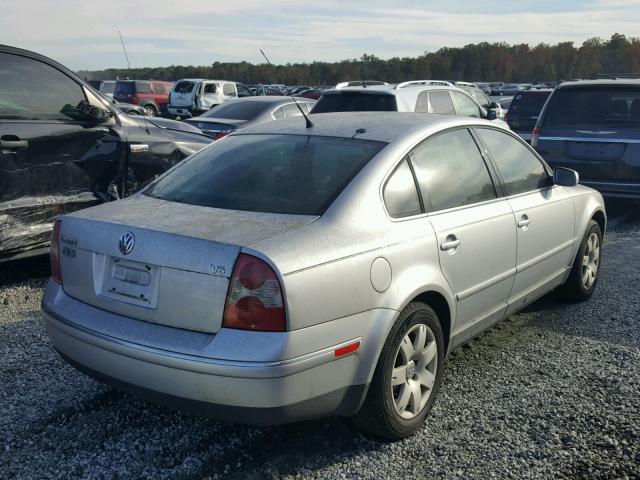 WVWRH63B13P341371 - 2003 VOLKSWAGEN PASSAT GLX SILVER photo 4