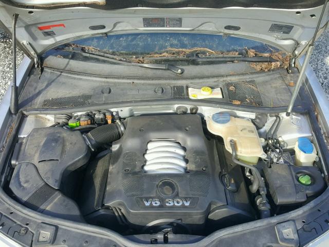 WVWRH63B13P341371 - 2003 VOLKSWAGEN PASSAT GLX SILVER photo 7