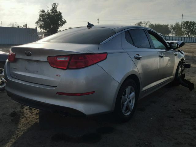 5XXGM4A74FG375497 - 2015 KIA OPTIMA LX CHARCOAL photo 4