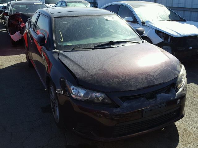 JTKJF5C72B3001752 - 2011 TOYOTA SCION TC 紫色 照片 1