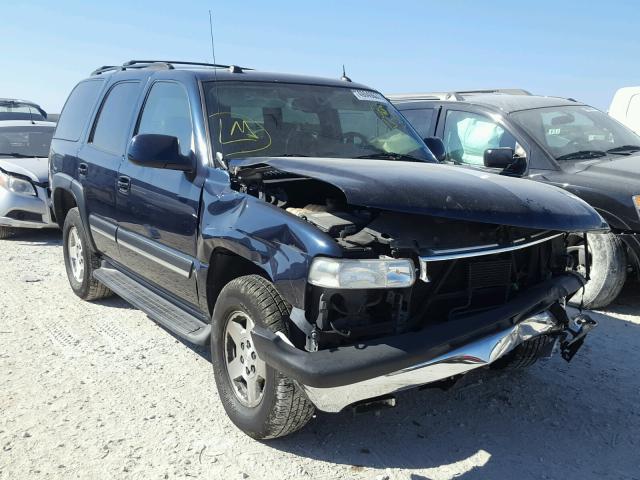 1GNEC13TX5R185953 - 2005 CHEVROLET TAHOE C150 BLUE photo 1