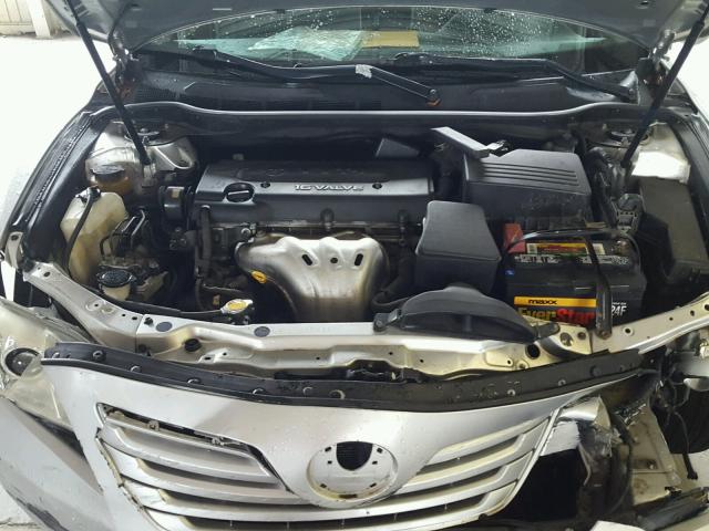 4T1BE46K27U189825 - 2007 TOYOTA CAMRY NEW SILVER photo 7