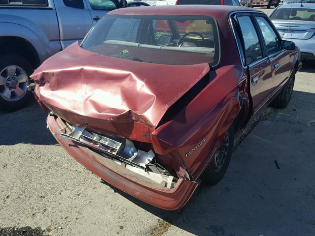 3G4AG55N8PS631109 - 1993 BUICK CENTURY SP BURGUNDY photo 4