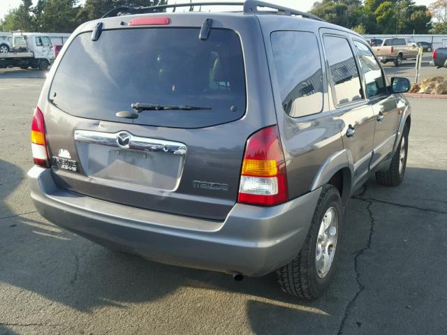 4F2YU08122KM60112 - 2002 MAZDA TRIBUTE LX GRAY photo 4