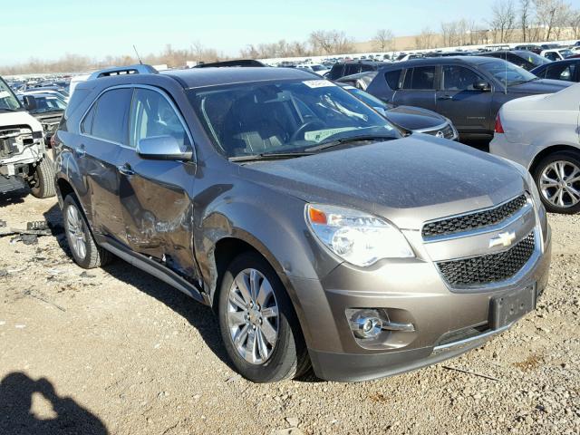 2CNALPEW6A6260439 - 2010 CHEVROLET EQUINOX LT BROWN photo 1