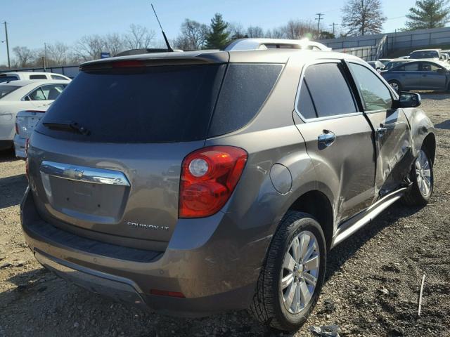 2CNALPEW6A6260439 - 2010 CHEVROLET EQUINOX LT BROWN photo 4