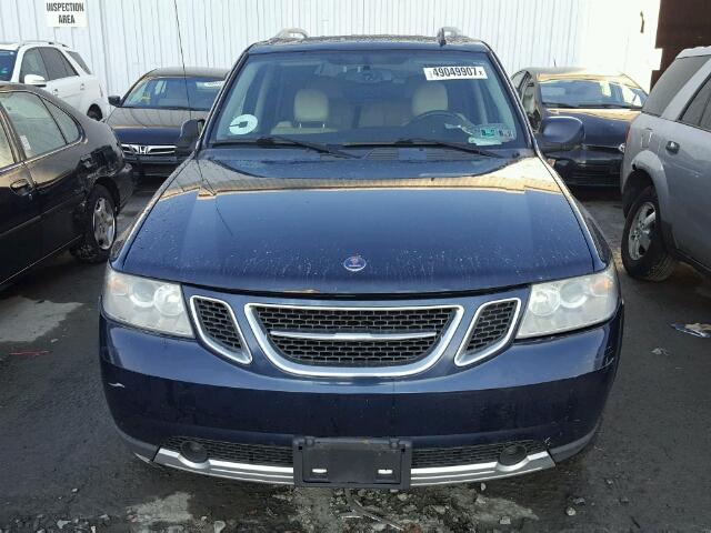 5S3ET13S082801828 - 2008 SAAB 9-7X 4.2I BLUE photo 9