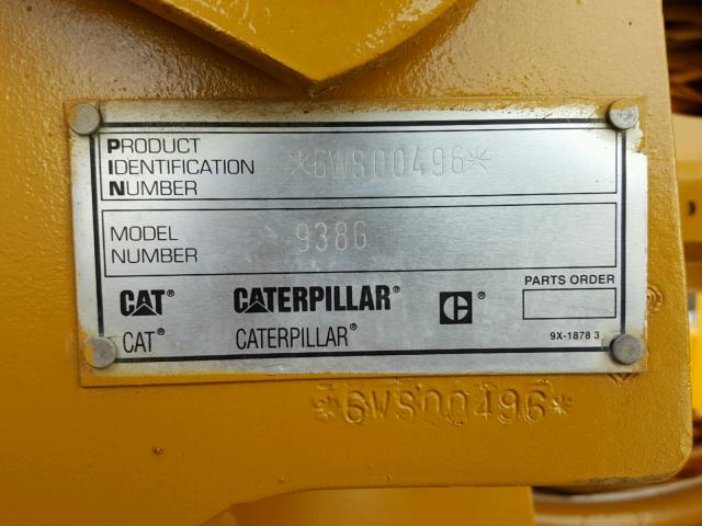 6WS00496 - 1998 CATERPILLAR 938G YELLOW photo 10