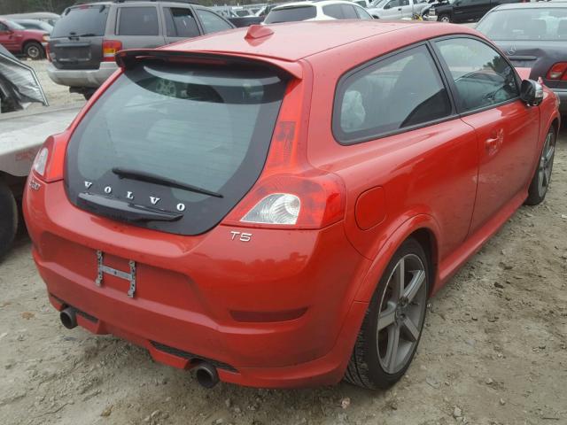 YV1672MKXC2274256 - 2012 VOLVO C30 T5 RED photo 4