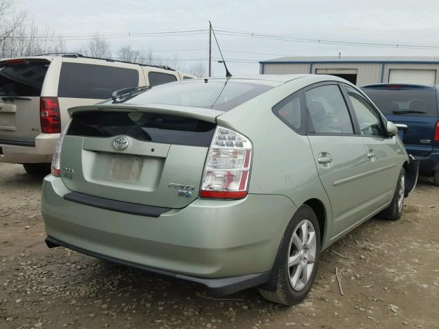 JTDKB20U783377758 - 2008 TOYOTA PRIUS GREEN photo 4