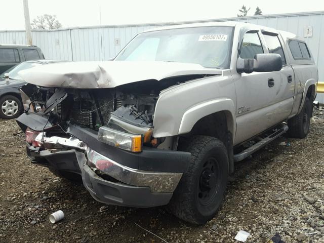 1GCHK232X5F875743 - 2005 CHEVROLET SILVERADO BEIGE photo 2