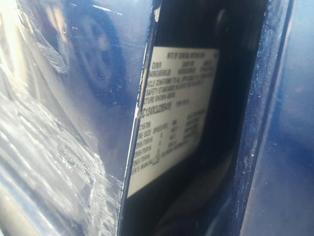 1GNEC13VX3J285418 - 2003 CHEVROLET TAHOE C150 BLUE photo 10