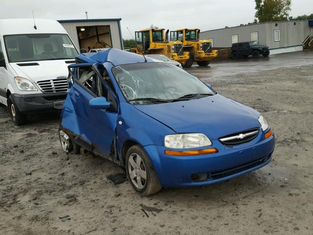 KL1TD66678B058307 - 2008 CHEVROLET AVEO BASE Көк фото 1