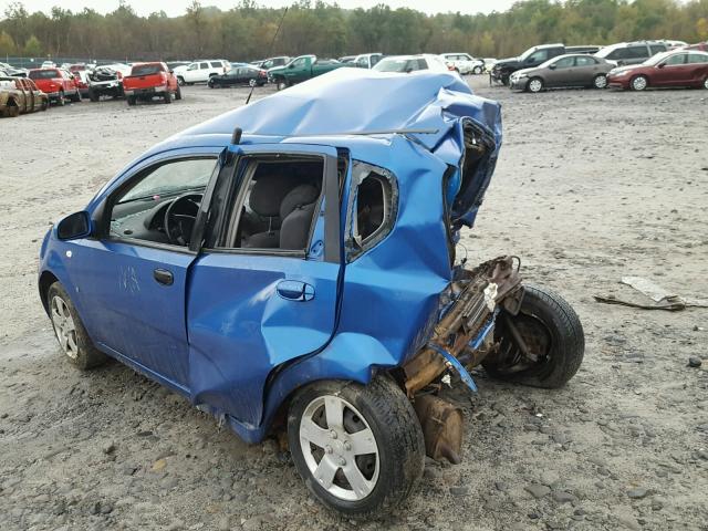 KL1TD66678B058307 - 2008 CHEVROLET AVEO BASE Көк фото 3