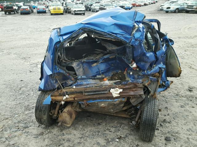 KL1TD66678B058307 - 2008 CHEVROLET AVEO BASE Көк фото 9