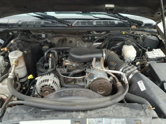 1GCDT19W528189447 - 2002 CHEVROLET S TRUCK S1 GRAY photo 7