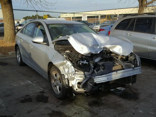 1G1PF5SC4C7370647 - 2012 CHEVROLET CRUZE LT SILVER photo 1