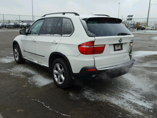 5UXFE43598L007161 - 2008 BMW X5 3.0I WHITE photo 3