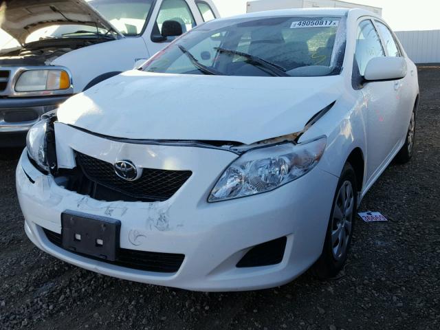 JTDBU4EE6AJ067321 - 2010 TOYOTA COROLLA BA WHITE photo 2