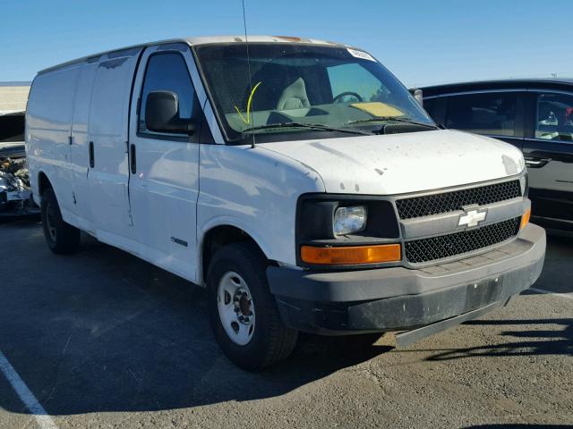 1GCHG39U031195005 - 2003 CHEVROLET EXPRESS G3 WHITE photo 1