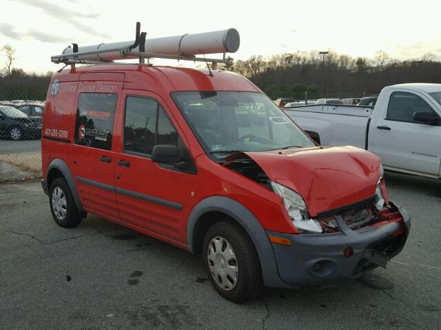 NM0LS6AN3CT111369 - 2012 FORD TRANSIT CO RED photo 1