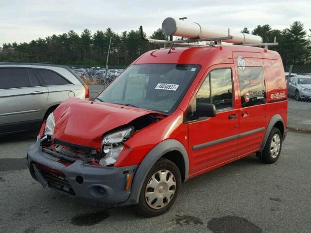 NM0LS6AN3CT111369 - 2012 FORD TRANSIT CO RED photo 2