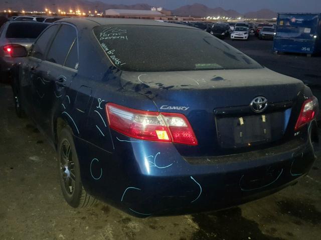 4T1BE46K07U188379 - 2007 TOYOTA CAMRY NEW BLUE photo 3