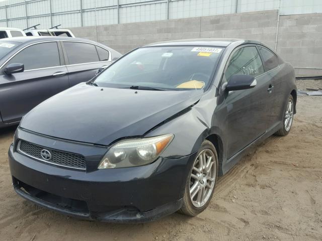 JTKDE177770173870 - 2007 TOYOTA SCION TC BLACK photo 2