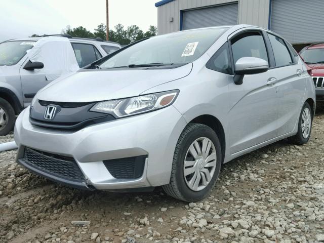 3HGGK5G51FM733382 - 2015 HONDA FIT LX SILVER photo 2