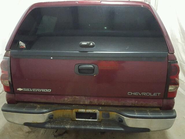 2GCEC19V241276112 - 2004 CHEVROLET SILVERADO MAROON photo 10