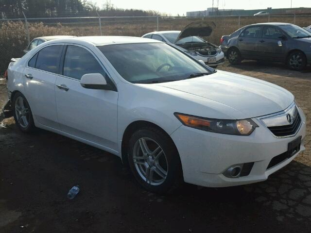 JH4CU2F53CC800518 - 2012 ACURA TSX WHITE photo 1