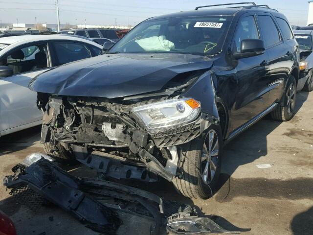 1C4RDJDG6GC301793 - 2016 DODGE DURANGO LI BLACK photo 2