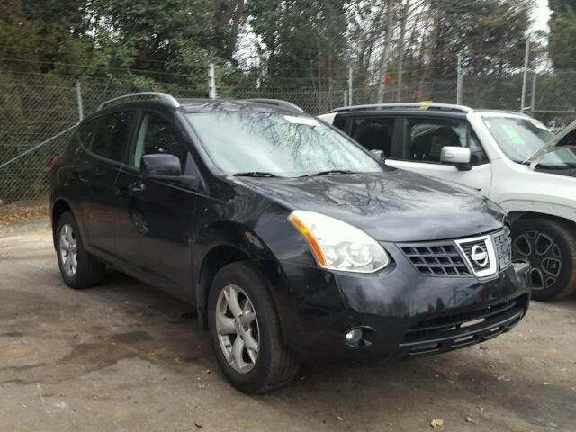 JN8AS58V08W143135 - 2008 NISSAN ROGUE S BLACK photo 1