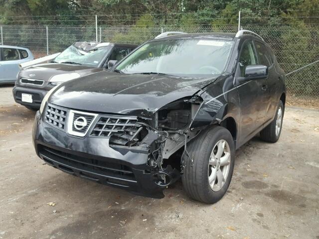 JN8AS58V08W143135 - 2008 NISSAN ROGUE S BLACK photo 2