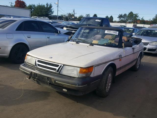 YS3AT75L5K7034591 - 1989 SAAB 900 WHITE photo 2