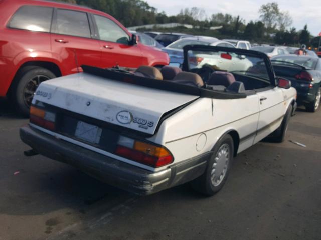 YS3AT75L5K7034591 - 1989 SAAB 900 WHITE photo 4