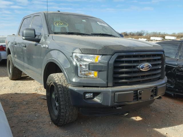 1FTEW1EF3GKF17105 - 2016 FORD F150 SUPER CHARCOAL photo 1