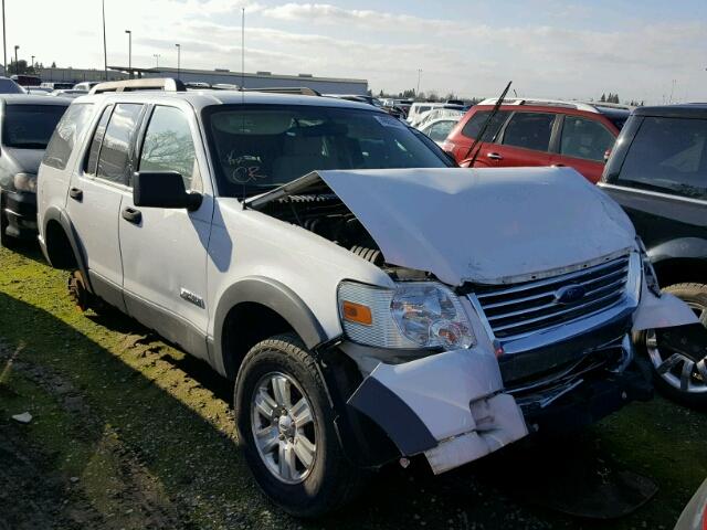 1FMEU73E86UA56078 - 2006 FORD EXPLORER X WHITE photo 1