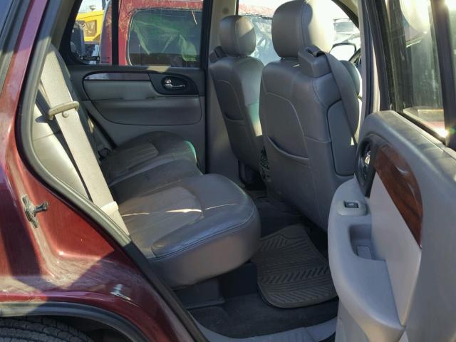 1GKDT13S922394962 - 2002 GMC ENVOY BURGUNDY photo 6