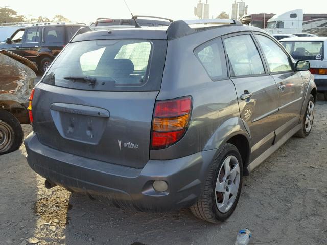 5Y2SL65876Z445129 - 2006 PONTIAC VIBE GRAY photo 4