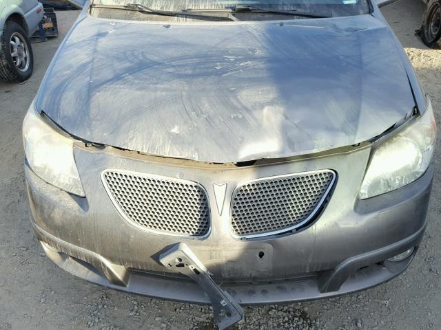 5Y2SL65876Z445129 - 2006 PONTIAC VIBE GRAY photo 9