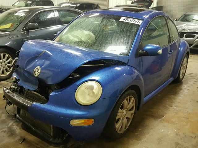 3VWCD21CX3M440702 - 2003 VOLKSWAGEN NEW BEETLE 蓝色 照片 2