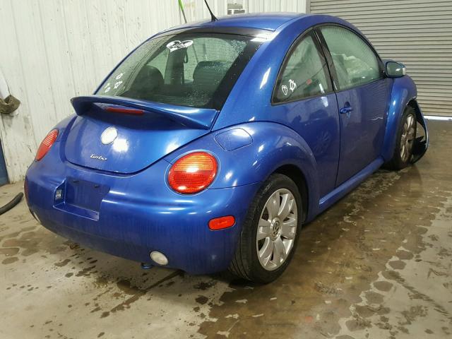 3VWCD21CX3M440702 - 2003 VOLKSWAGEN NEW BEETLE 蓝色 照片 4