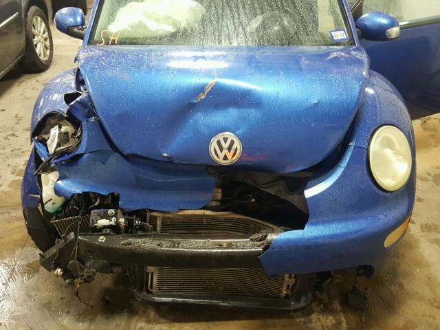 3VWCD21CX3M440702 - 2003 VOLKSWAGEN NEW BEETLE 蓝色 照片 7