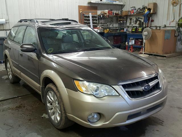 4S4BP86C184309934 - 2008 SUBARU OUTBACK 3. BROWN photo 1